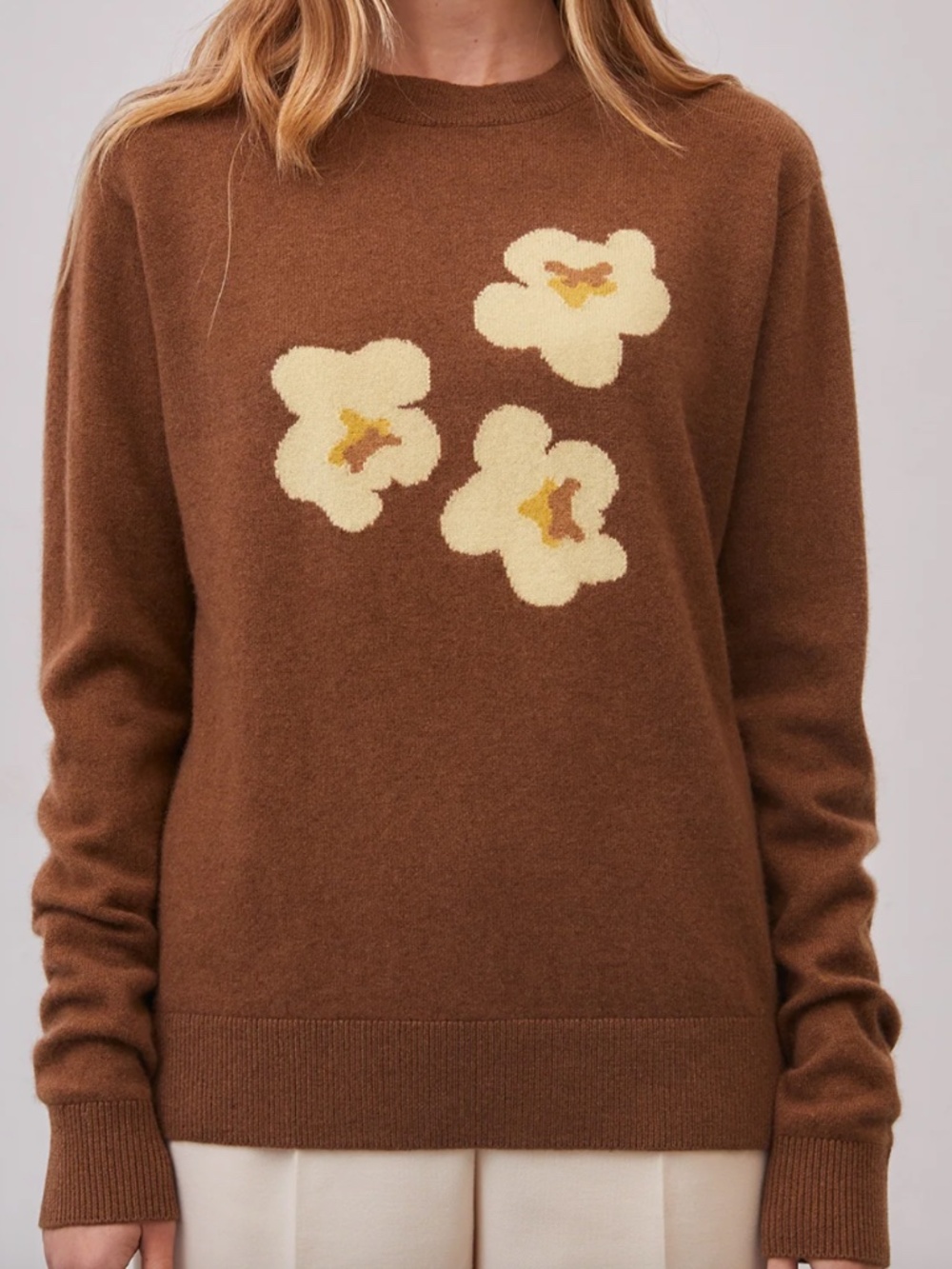 Leret Leret No 43 Cashmere Crewneck Sweater - Picture 1 of 5